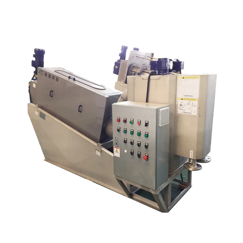 Wastewater treatment sludge decanter centrifuge