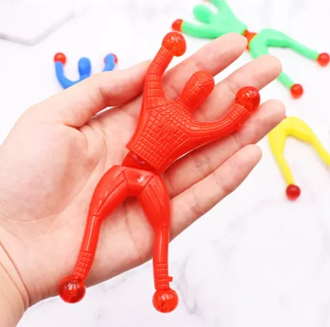 2022 Hot-Selling Large  Sticky Palms Tumbler Toy High Quality Wall Climbing Spider Man
