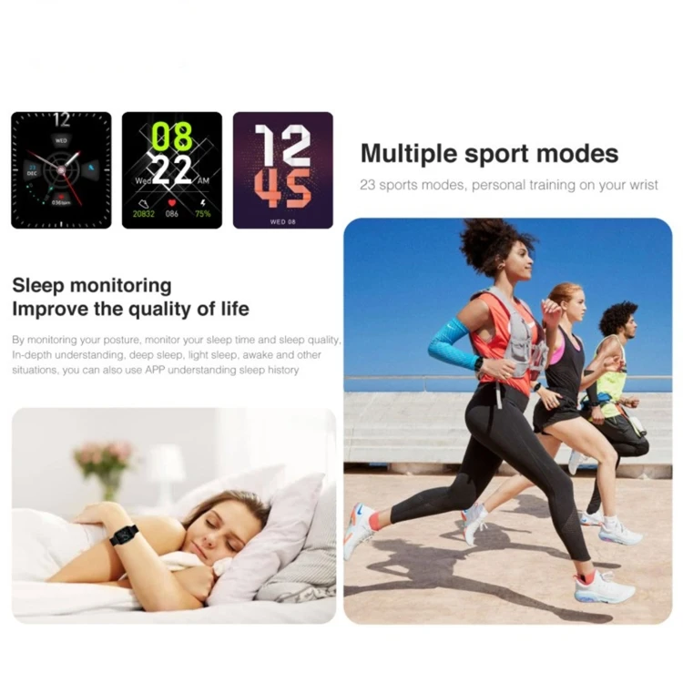 Original Lenovo S2 Pro Watch Global Version 1.4inch  Fitness Tracker Band Calorie Pedometer Sleep Monitor Heart Rate Monitor