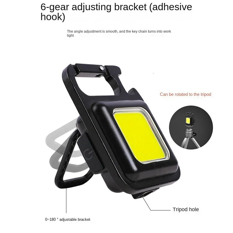 Newest Magnetic COB Work Light Pocket led work flashlight with Bottle opener  Torch Lamp for car Repair