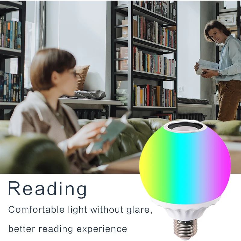 Wireless Remote 4.0 Speaker Smart Music Lamp Speaker Multi Color Music Bulb Smart Led Bulb Light Rgb E27 90 Modern RGBW IP65 0.5