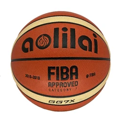Hot sale High Quality PU Leather baloncesto Custom Printed Logo GG7X GL7X GF7X Aolilai Basketball