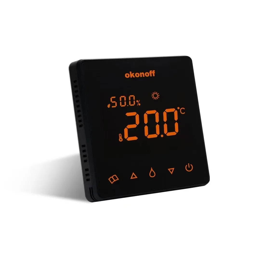 G9AS-DP touch screen RS485 modbus capilliary radiation air conditioning room thermostat