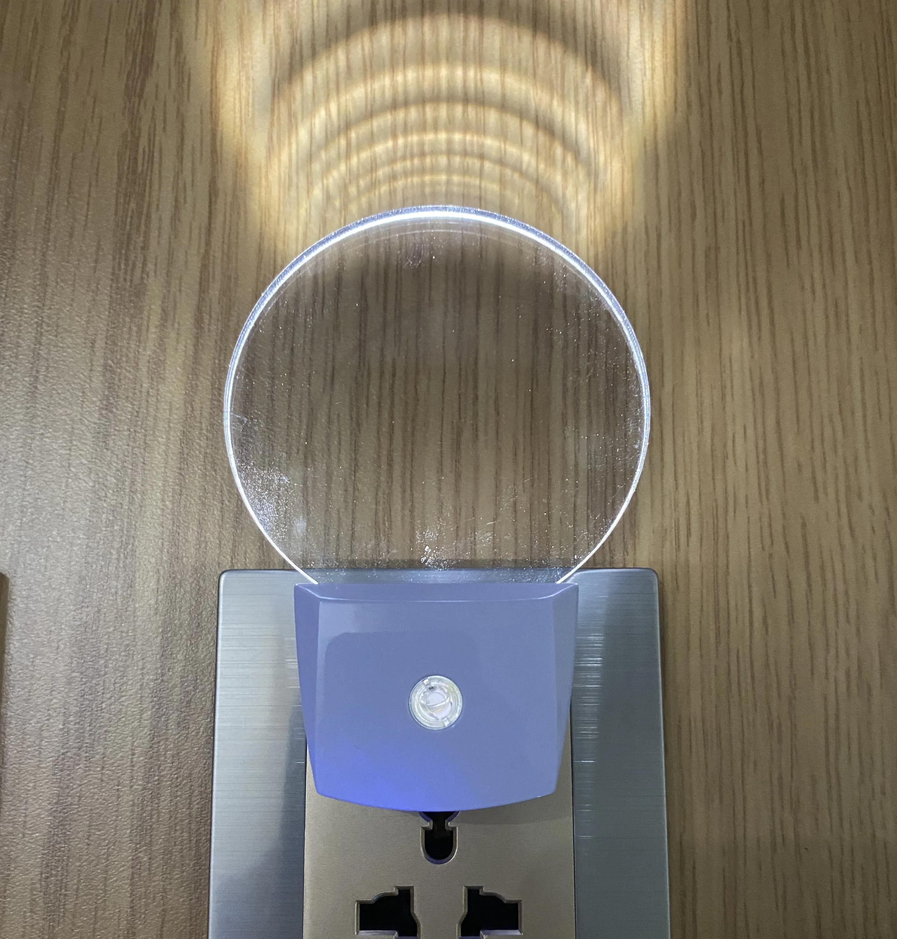 personalized 3d night light custom acrylic room plug in wall light sensor LED night light for babies