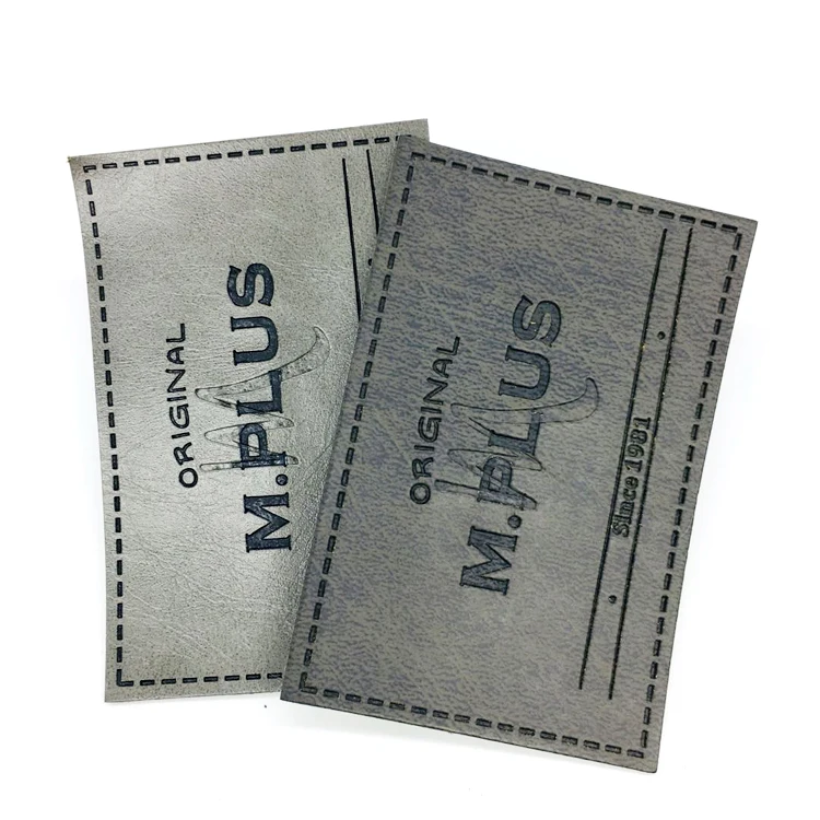 custom faux repair laser engraving leather patch clothing logo adhesive leather patch trucker hat iron on leather patches