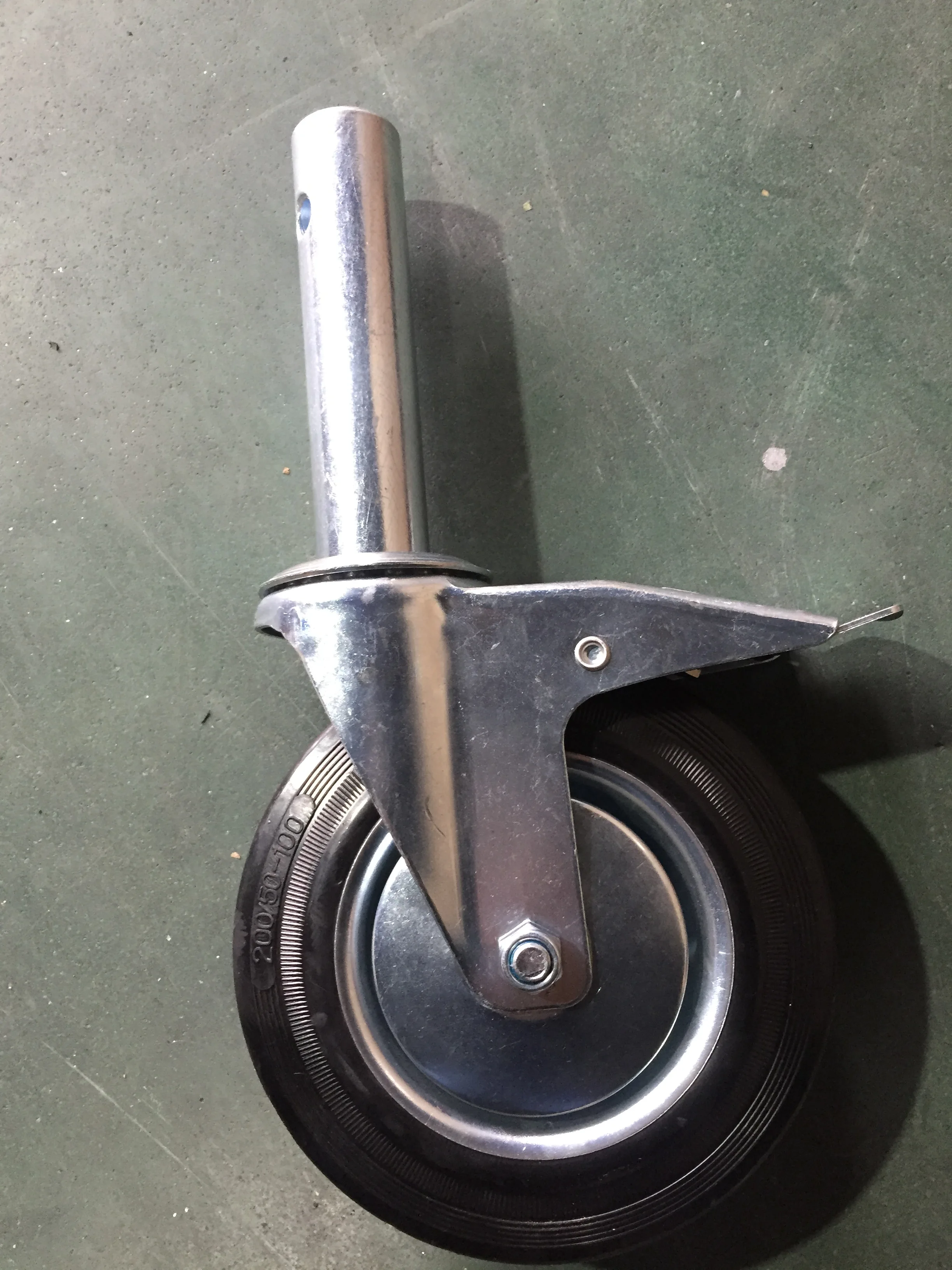 SQ Castor Swivel Heavy Duty Trolley Caster Wheel With Bearing Top Oem Ball Style,Heavy Duty Pressed Steel Industrial Castor