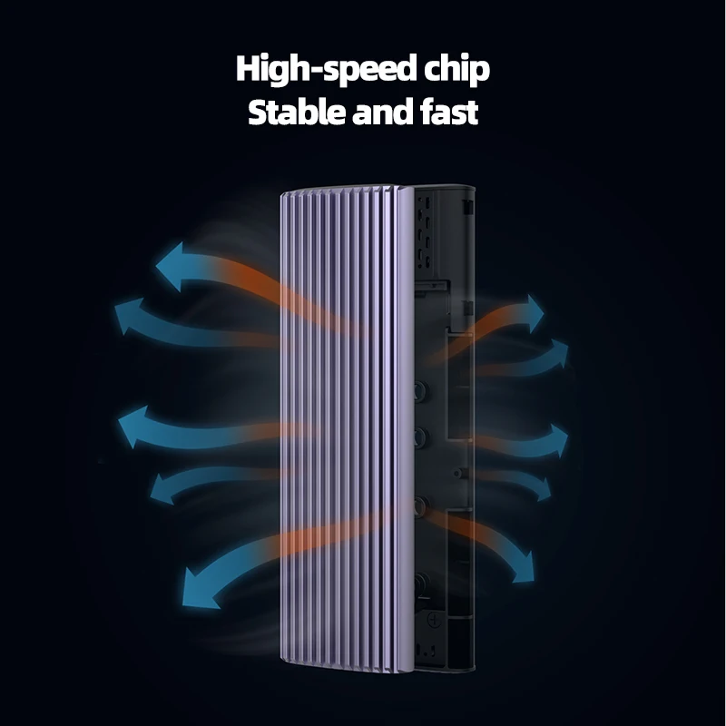 Portable M.2 SSD HDD Enclosure Type-C Aluminum External 2.5 Inch Sata Hard Drive Adapter Casing Laptop Hard Drive Enclosure