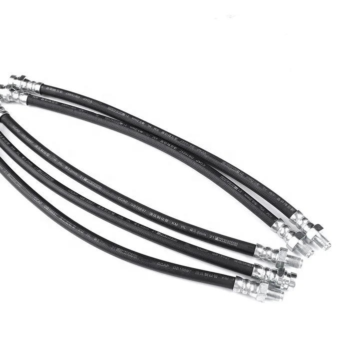 ISO/TS16949:2009 Automobile Brake Flexible Rubber Hose Assembly Hydraulic SAE J1401 Brake Hoses