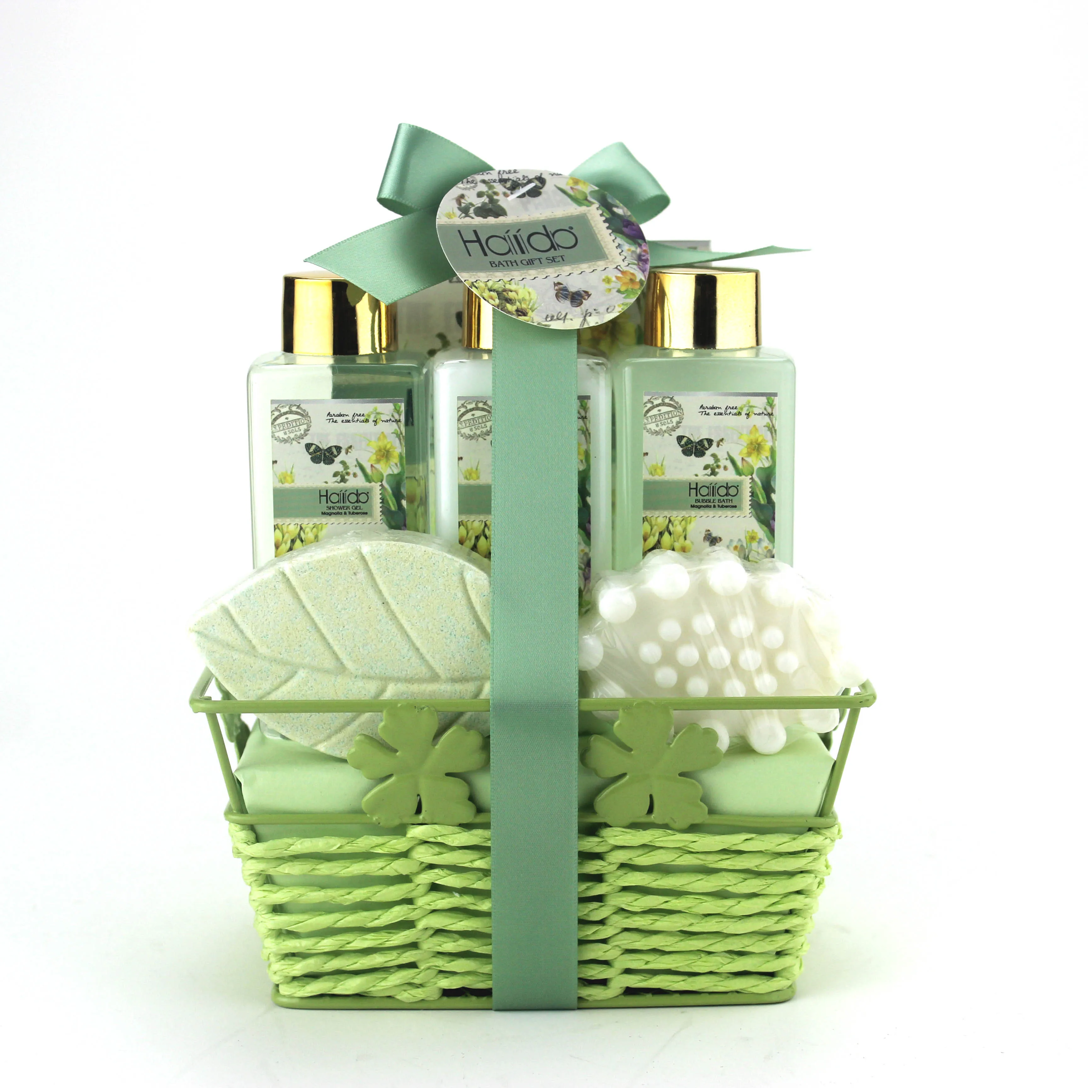 OEM wholesale China supplier personal care shower gel and body lotion bath gift set for adult