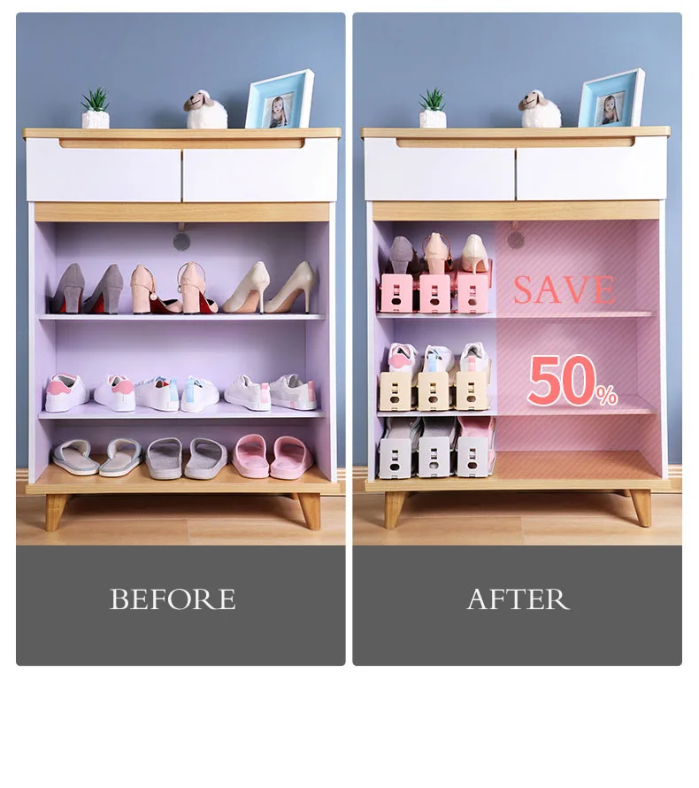 
Home Use Shoe Racks Modern Double Cleaning Storage Shoes Rack Living Room Convenient Shoebox Shoes Organizer Stand Shelf 