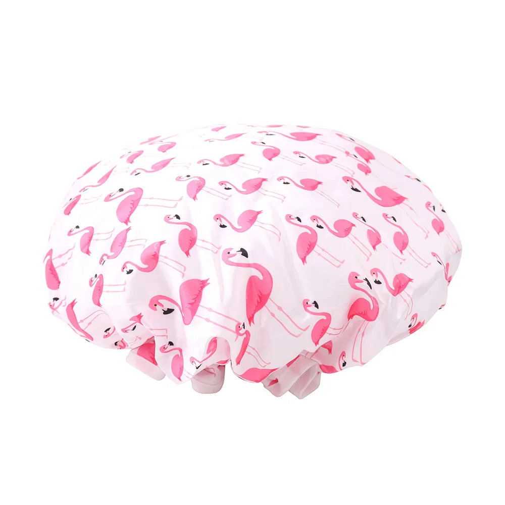 
New Various style water proof Ladies Elastic Hair Bath Fashion shower cap 