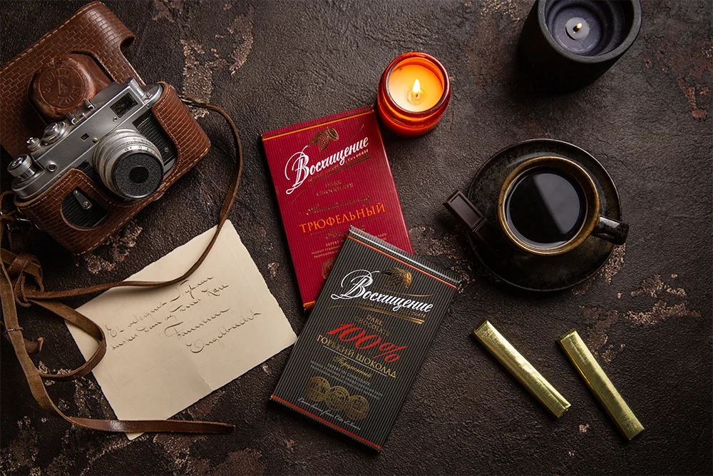 
Voskhishchenie Truffle dark chocolate 