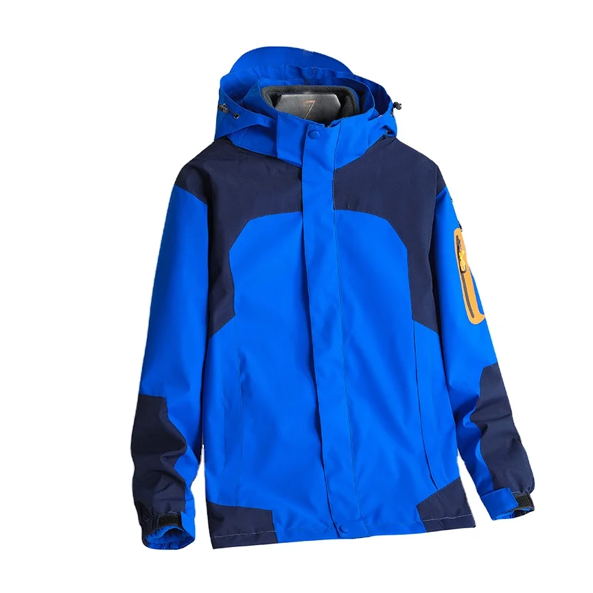 Outdoor 3-in-1 windbreaker jacket unisex two-piece ski suit windproof and waterproof jacket sport jacket men oversize big coat