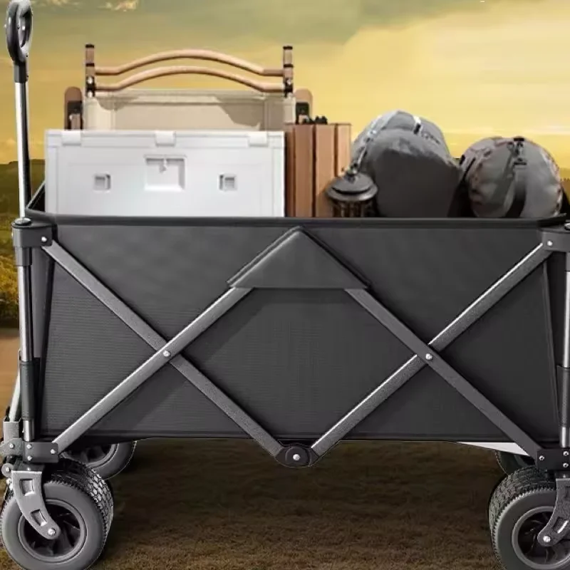 Exquisite craftsmanship Accept custom order Camping Gear Cart garden cart folding trolley