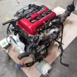  SR20DET S13 состоящий из топа красного цвета 2.0L турбо двигатель с 5-ступенчатой для Ниссан 200sx 240sx Сильвия