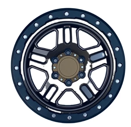 Wholesale 5 spoke 17inch 6 hole suv  offroad wide rims ,4x4 mag wheels 6 holes 17inches