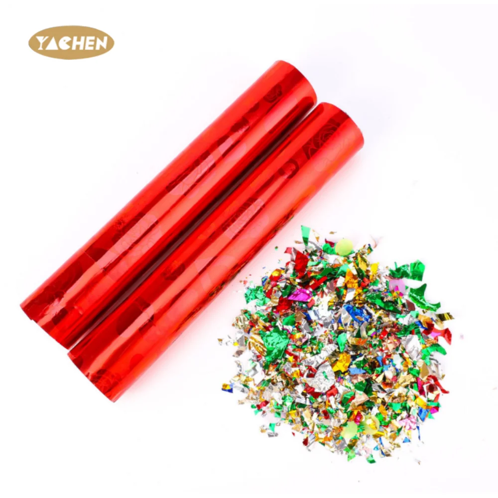 YACHEN Laser Fireworks Confetti Cannon Party Poppers Multi-Color Birthday Wedding Events Party Decoration Supplies