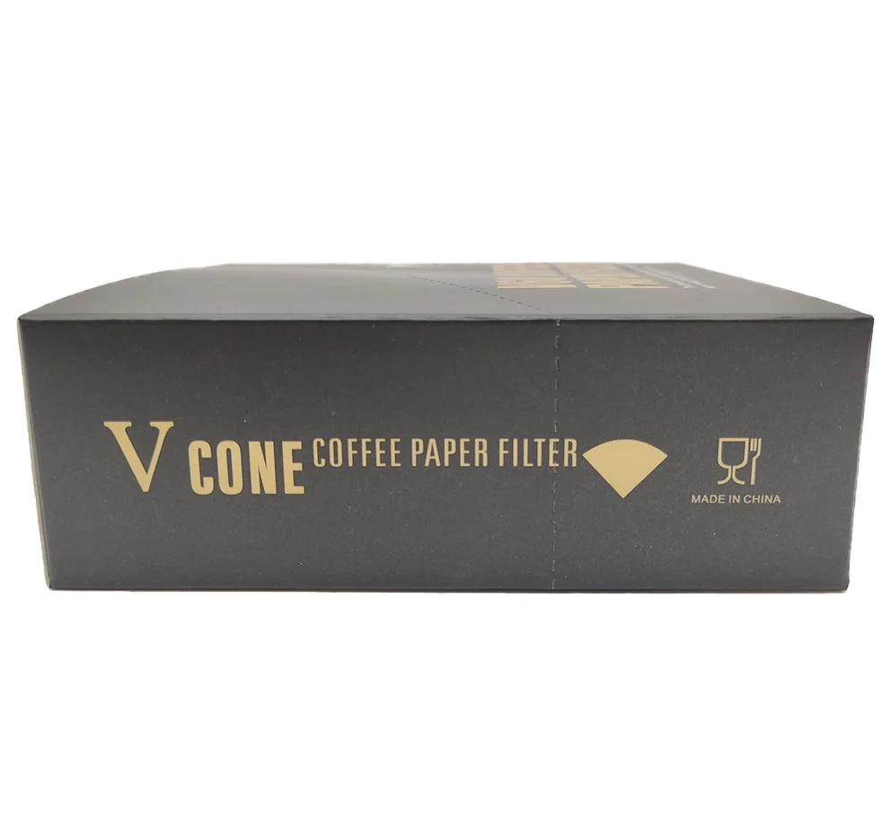 100pcs Pour Over Coffee Maker v60 Origami Cone Shaped V60 02 Coffee Filter Paper