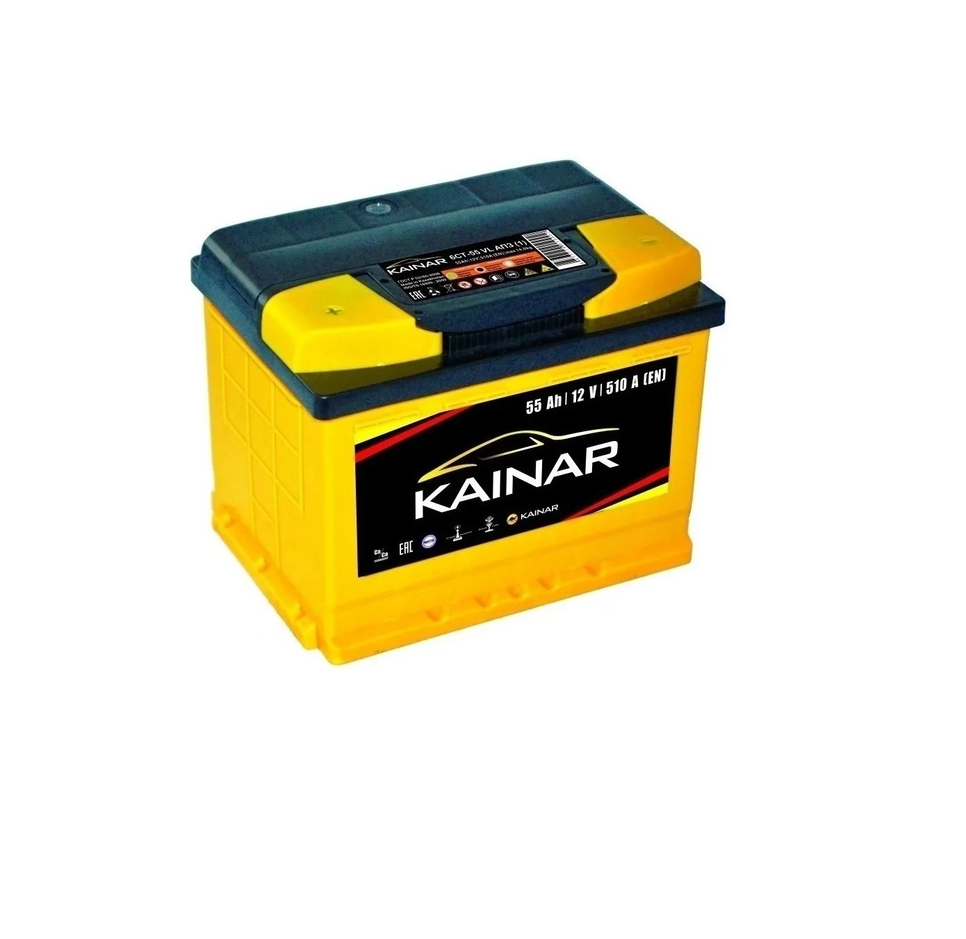 Battery KAINAR 6ST-55 APZ pp. Auto Car Battery