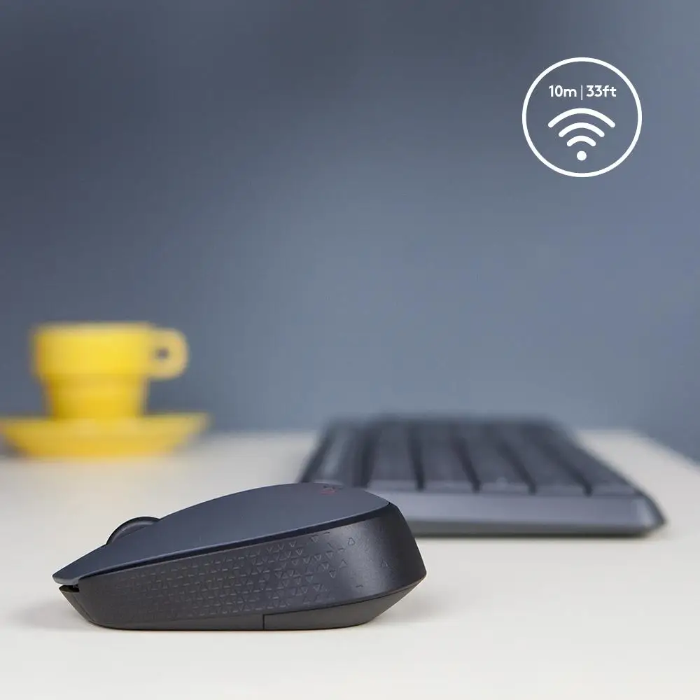 Logitech M170 Беспроводная оптическая мышь 1000 точек/дюйм игровая 2 4 ГГц USB