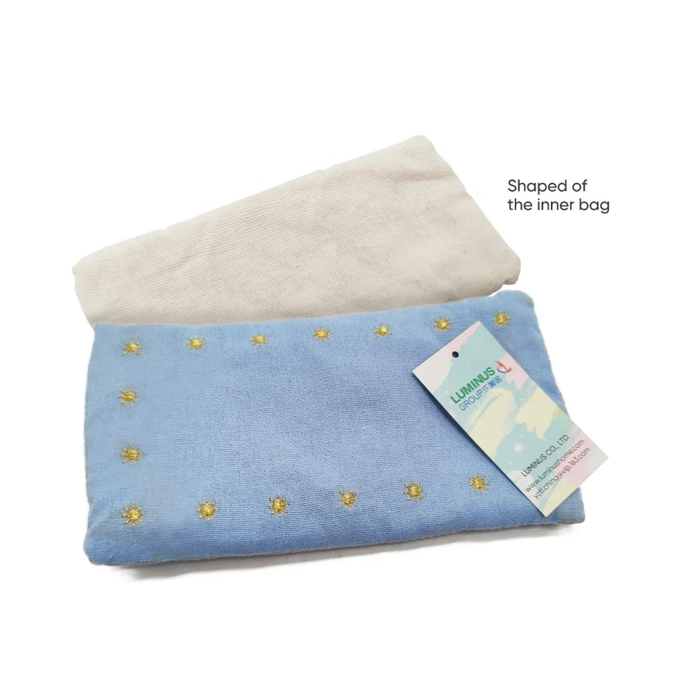 Custom Cotton Microwave Hot Cold Pad Bag Heating Pad for Pain Anxiety Relief