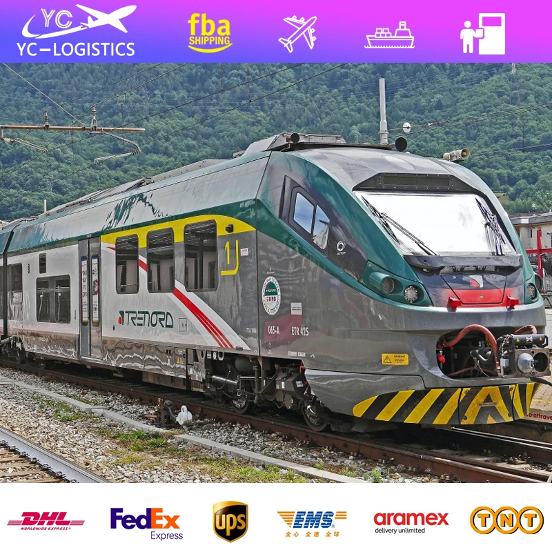 Chinese Freight Forwarder Door to Door Service Railway Freight From China to France Germany FBA