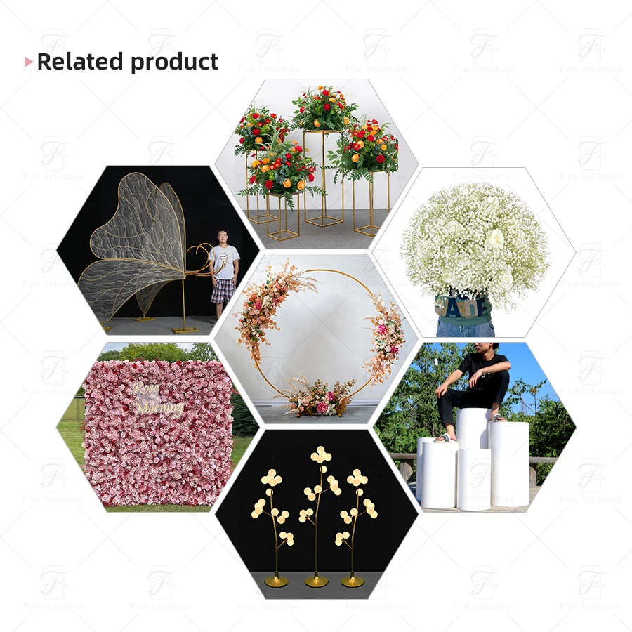 High Quality Metal Circle Flower Balloon Arch Stand  Wrought iron Round Backdrop Stand for Wedding birthday deco stand