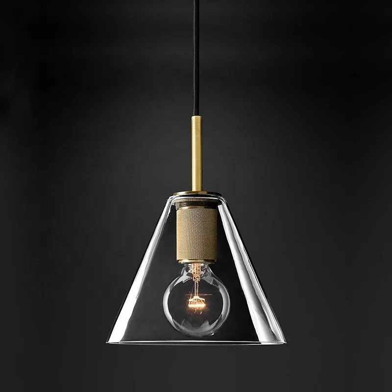Postmodern minimalist creative dining room bedroom glass chandelier Danish designer personality Nordic art decoration lamps