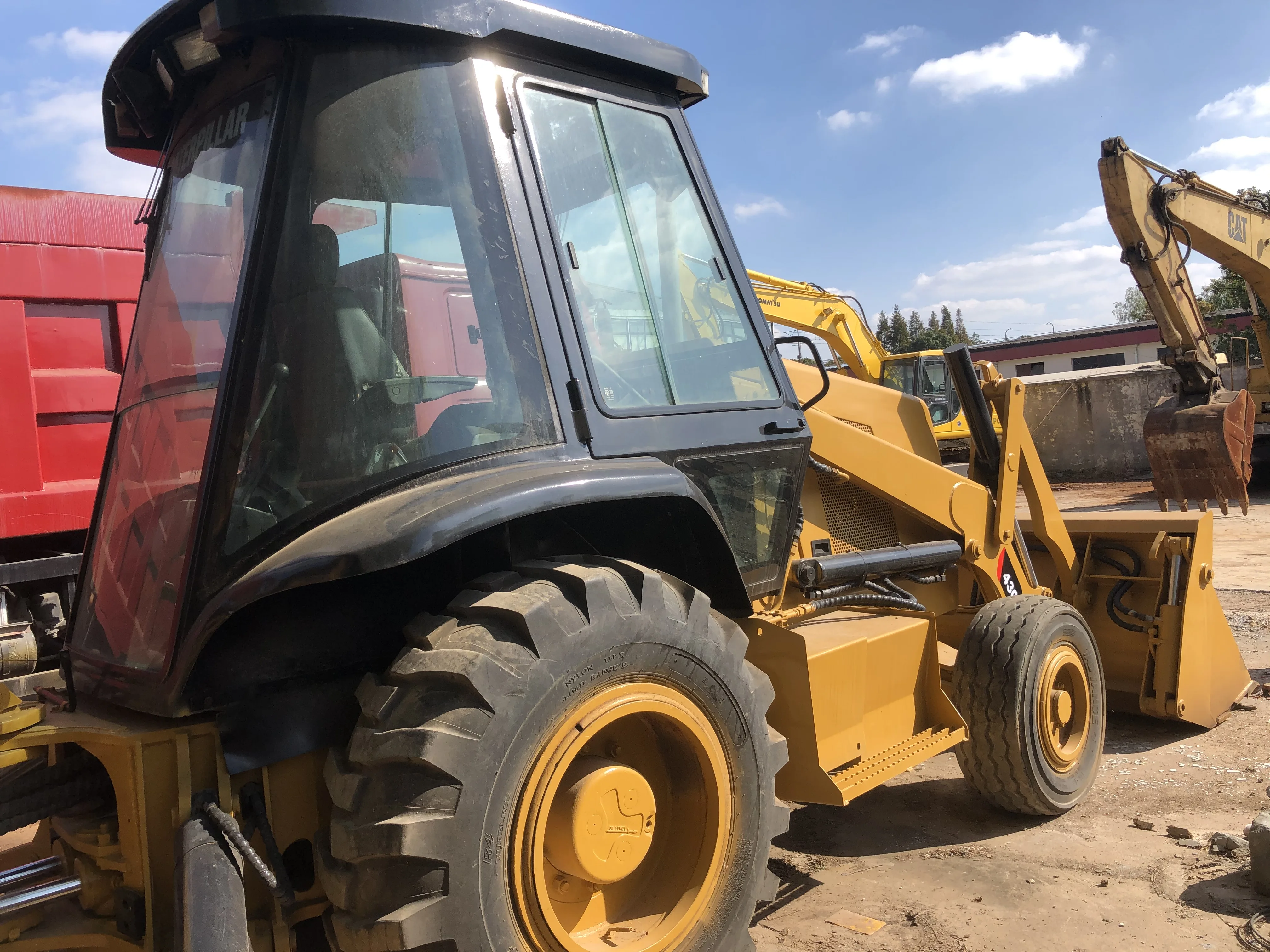 Used CAT 430F backhoe loader for sale 416 210 with low price
