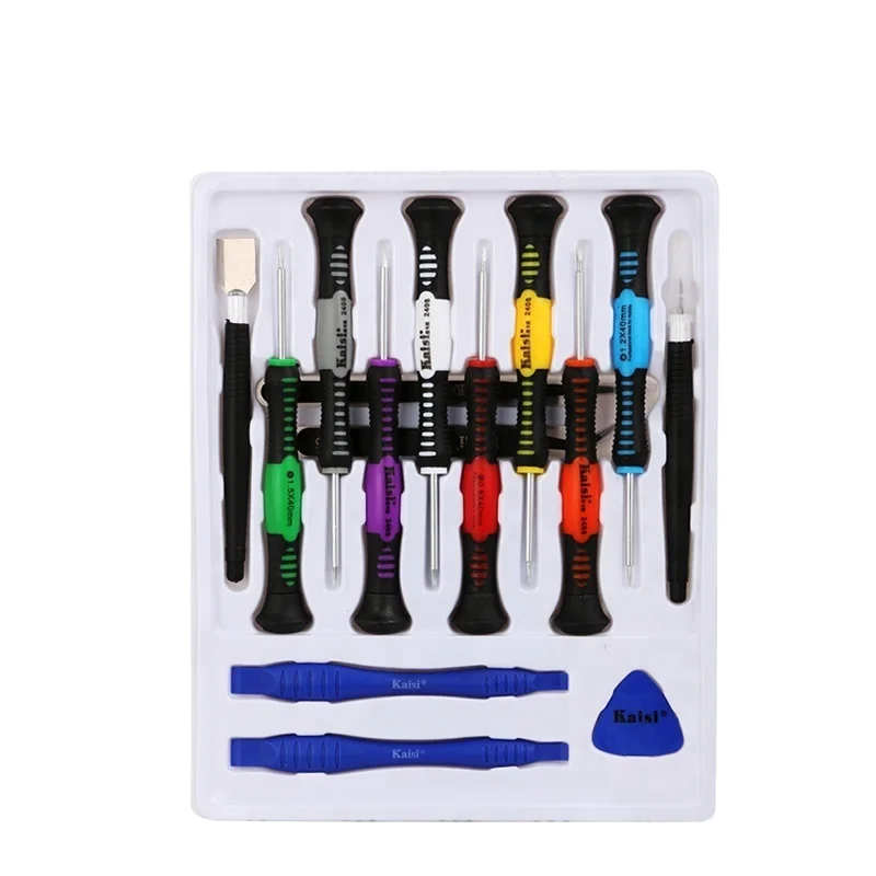 Kaisi 24089(A 1) multifunctional precision 16 in 1 cell phone repair opening tools screwdriver tool set