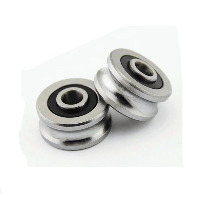 SG35 SG12RS 12*42*19*22 мм U-образный пазовый стальной шариковый шкив направляющий роликовый подшипник для компьютерной лазерной машины