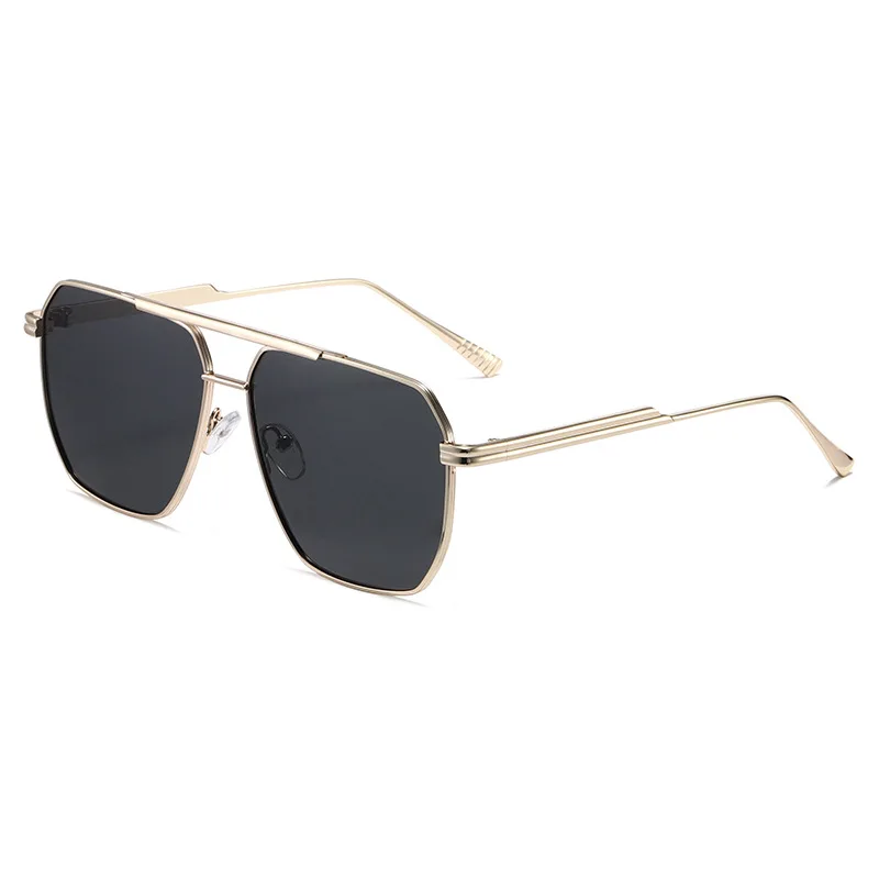 2022 New Arrival Luxury Fashion Square Metal Frame Unique Punk Sunglasses Women And Men