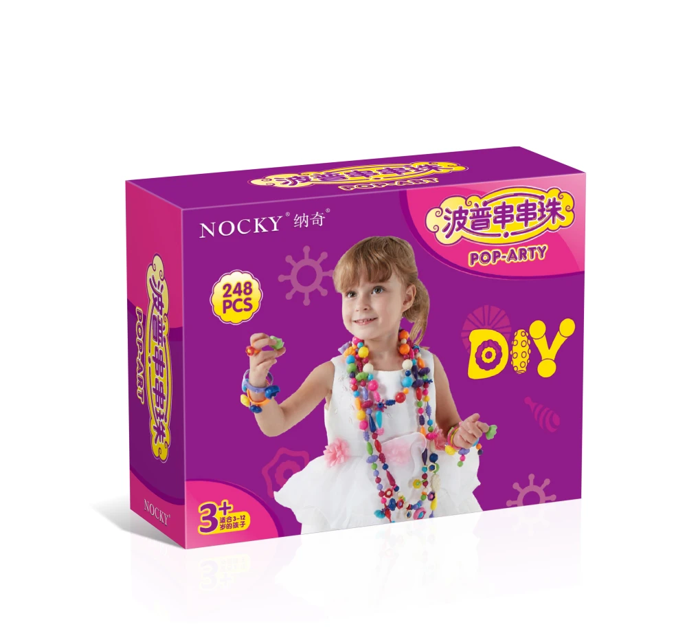 Kids Diy Jewelry Kit for Necklace and Bracelet Art Crafts Gift Toys Assorted Shape Fun Jewellery Diy Jewellery Kits