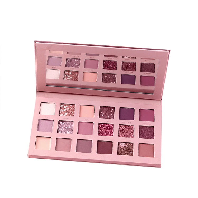 Top Selling Eye Makeup Nude High Pigment Makeup 18colors Eyeshadow Palette Private Label Eye Shadow