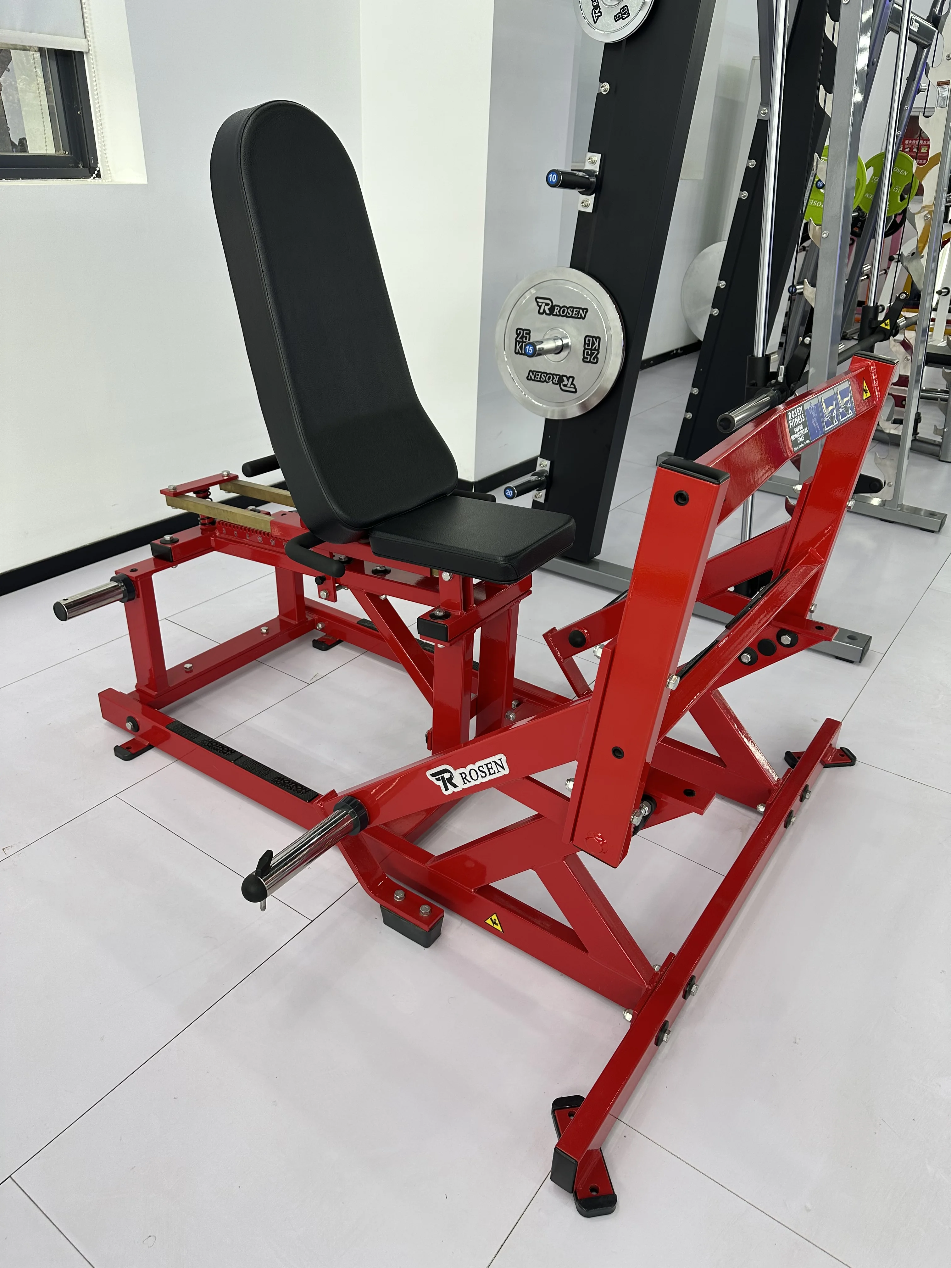 Source Factory Bodybuilding Commercial Plate Loaded Gym Strength Training Super Horizontal Calf With Color Customization