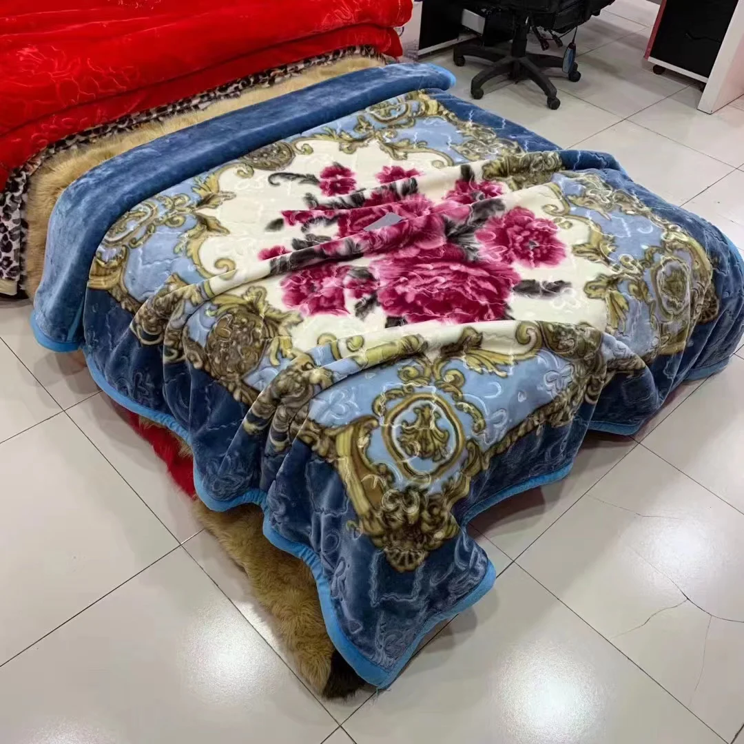 Jacquard blanket Custom Home Full Soft Cozy Plush Fluffy Thick Double layer  Various Colors Sherpa Raschel Other Blankets