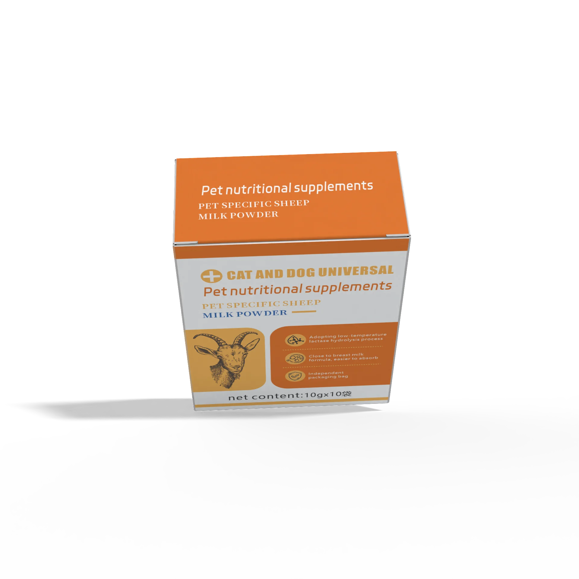 Enriched Goats Milk Powder for Puppies and Kittens Pet Health Care Supplement with Calcium&DHA&mineral
