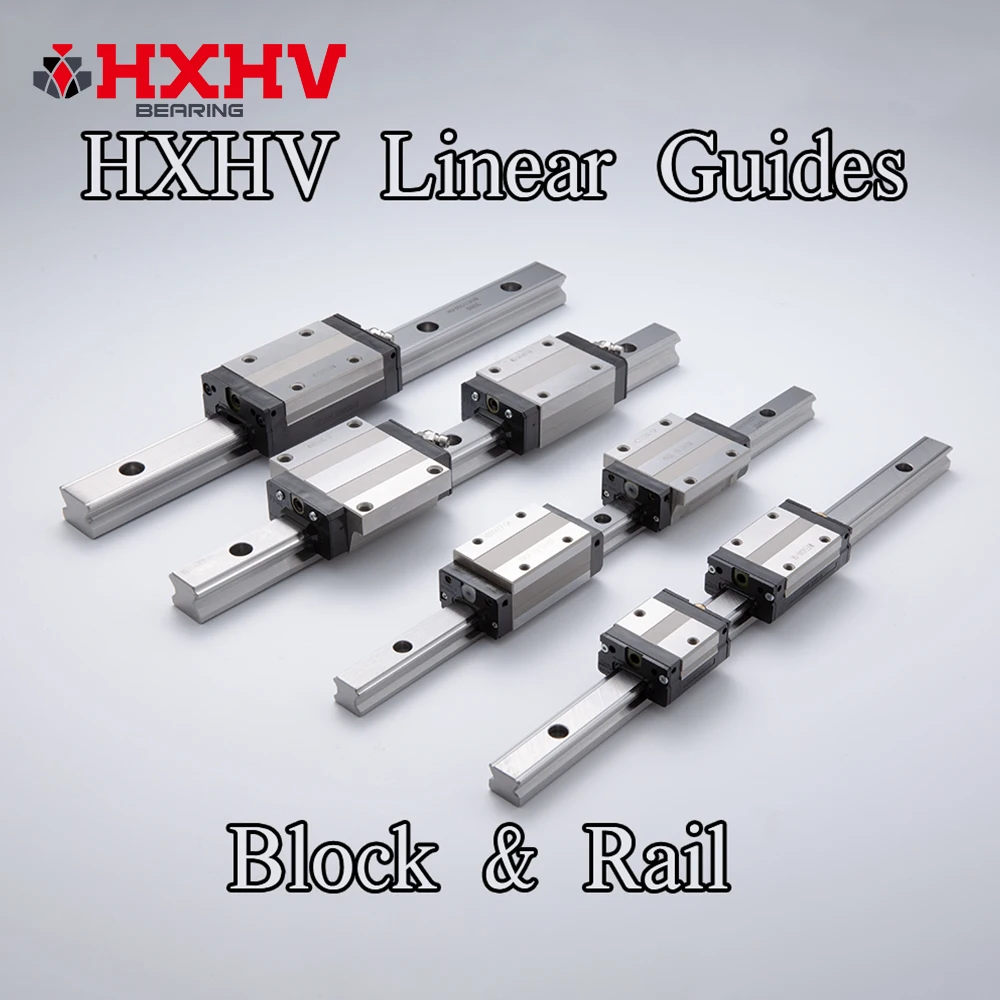 RGH55CA hxhv China cross roller caged linear needle guide ways guided6-100l carriages cnc