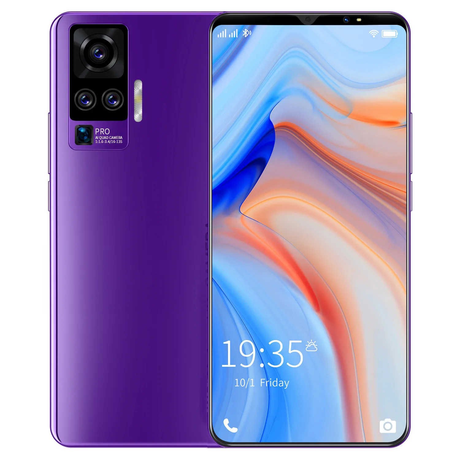 2021 New X50 6GB+128GB 5 inch 4800mAh  Cheap Unlocked Cell Phone Low Price Smart Mobile Phones 4G Android Smartphone