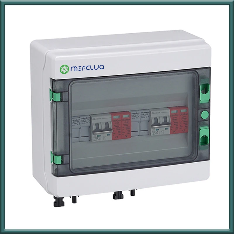 MSFCLUA DC500V IP65 PC/ABS PV объединительный блок от 1 до 8 входов и выходов Солнечный распределительный для систем хранения энергии