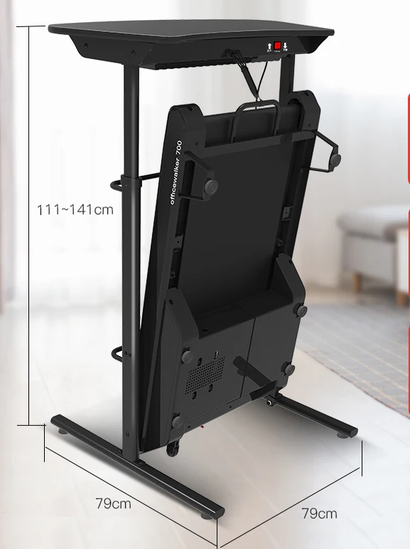 Folding smart the treadmill with desk adjustable and electric desk office treadmill, commercial electric treadmill