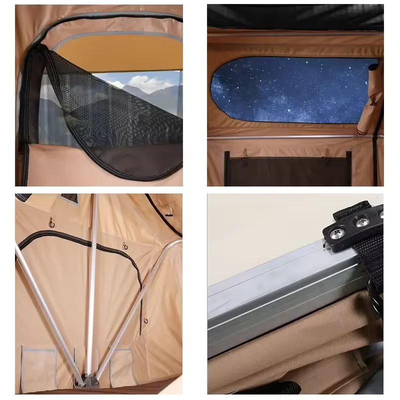 Best Selling SUV 4x4 Foldable Soft Shell Camping Waterproof car tent roof top outdoor self driving tours quick opening Rooftop