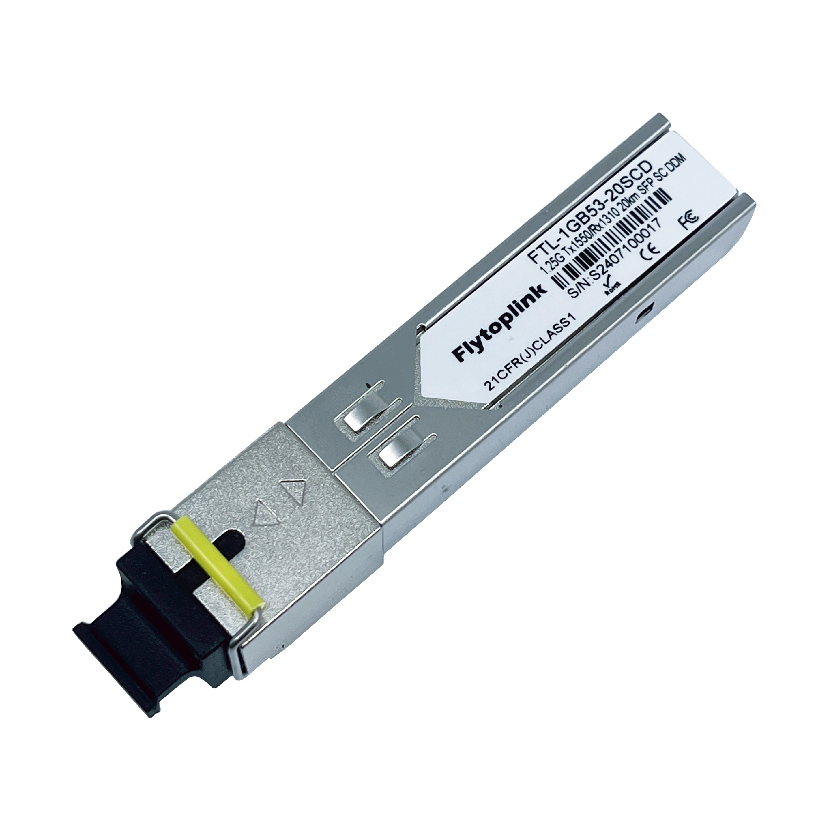 Fiber Optical Transceiver 1.25G BIDI SFP TX 1550nm /RX 1310nm 20km SC DDM Optical Module Single Fiber Single Mode For Cisco