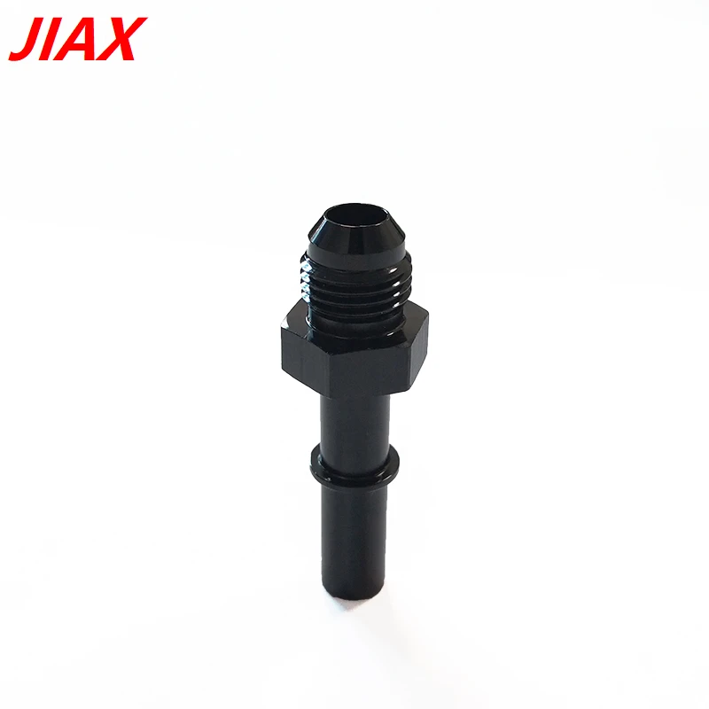 cnc turning auto part 6AN AN6 Fuel Adapter Fitting to 3/8 GM Quick Connect Male LS EFI BLACK