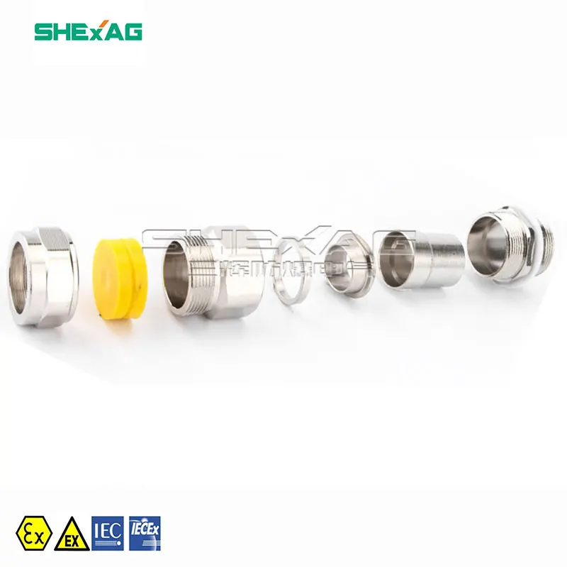 Sanhui Atex Сертифицированный m20 компрессионный сальник, кабельные ЖЕЛЕЗЫ из нержавеющей стали