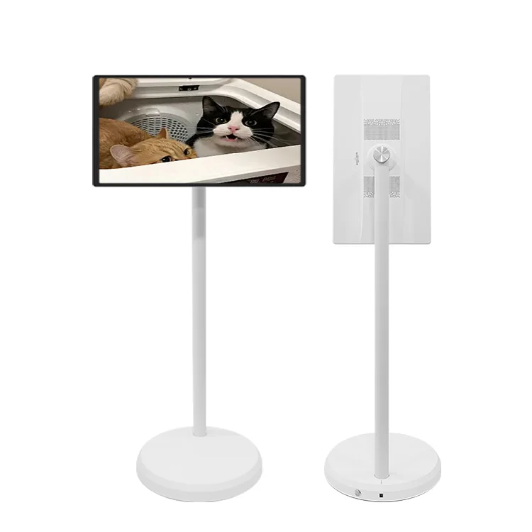 Bathroom Android 12 4Gb+64Gb Jcpc Padgo Bestie Smart Tv Stand Tv Follow By Me Lcd Screen Monitor