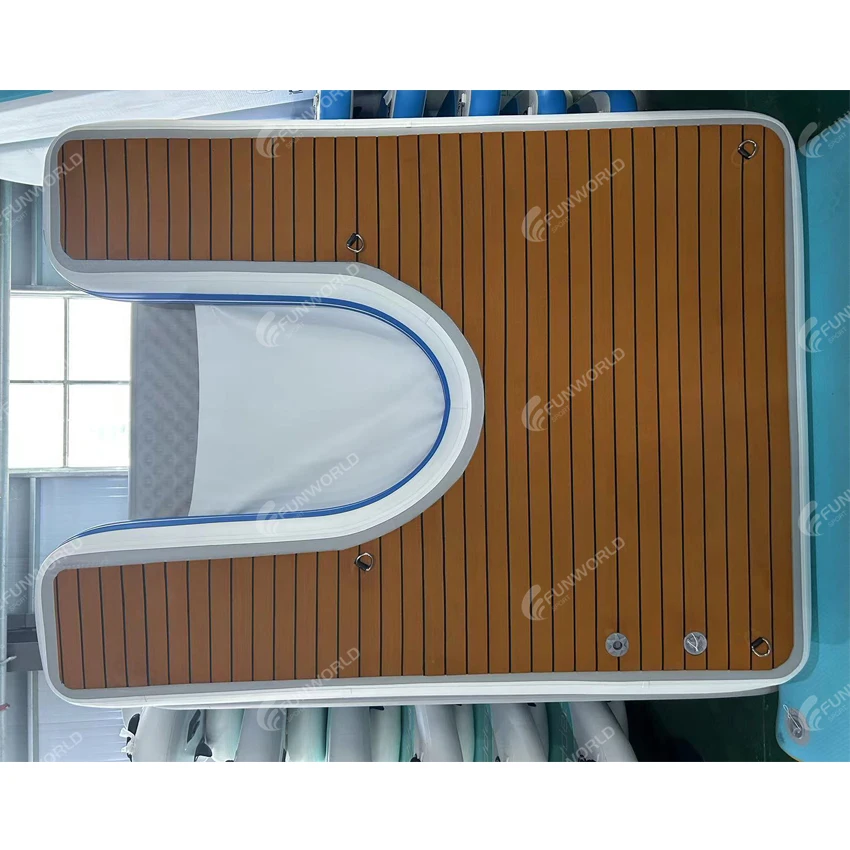 Коммерческая надувная плавающая гидромоторная лодка seabob E boat dock