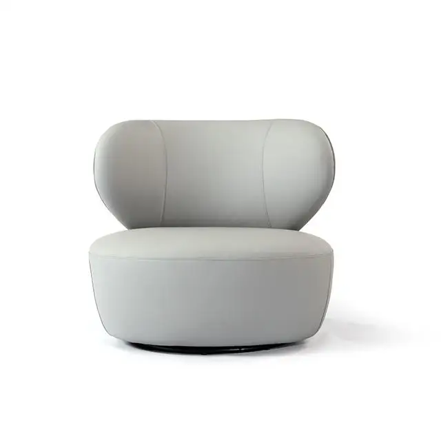 
Leather lounge cheap price leisure home living room home furniture chair with cushion 