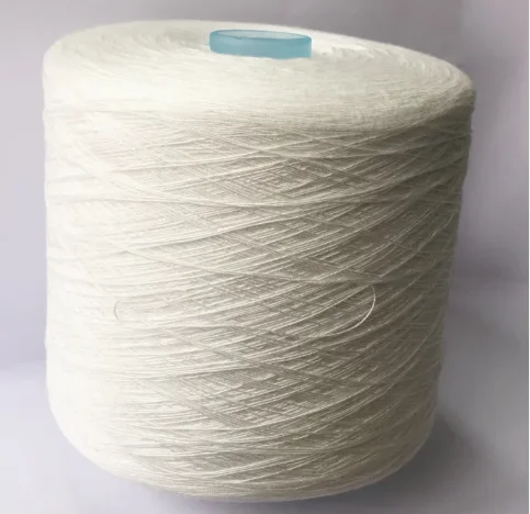 2025 полиэфирная кольцевая Пряжа 20s/2 20s/3 20s/4 витая переработанная Штапельная пряжа