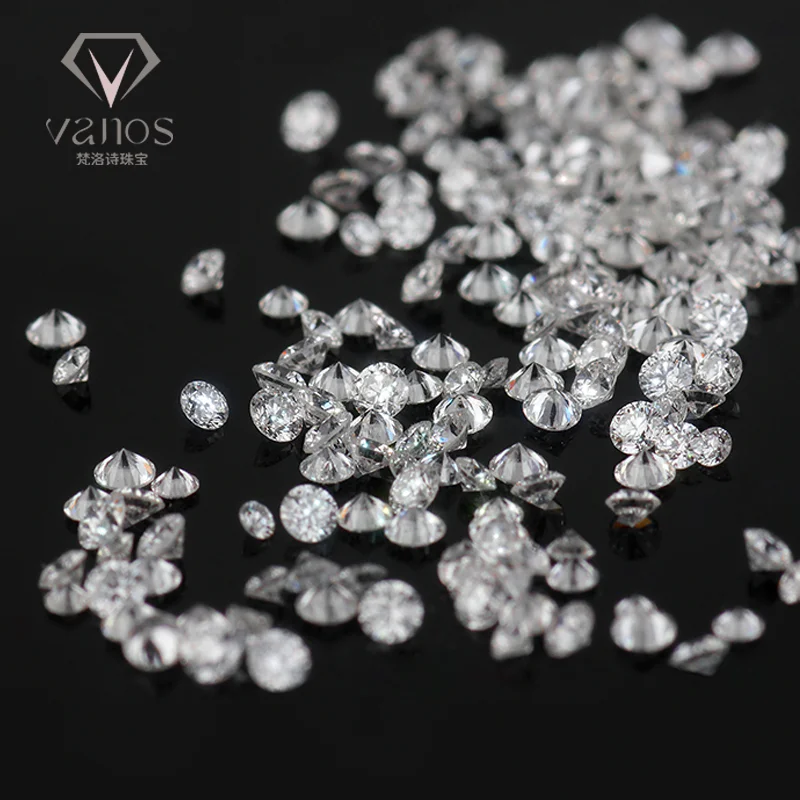 Wholesale Melee Hpht Diamond 0.8-3.3mm White DEF VS1 Lab Grown Diamond Melee Cvd Diamond Round